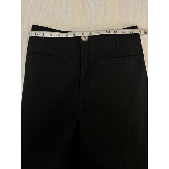 Anthropologie Black Full Length Wide Leg Colette Pants Size 28 EUC - Picture 9 of 10